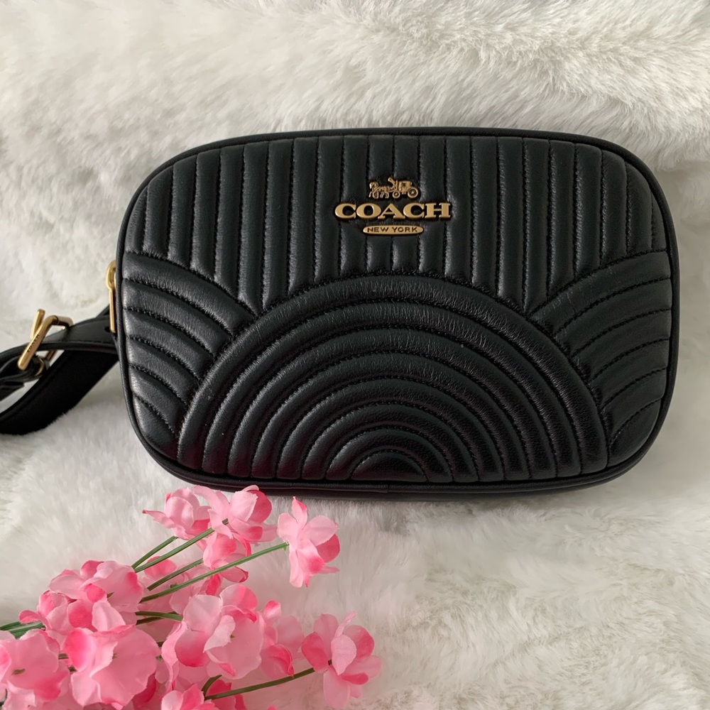 SOLD❌Coach Belt Bag with Deco Quilting♠️